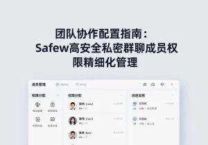 SafeW官方｜团队协作配置指南：SafeW高安全私密群聊成员权限精细化管理｜完整操作指南