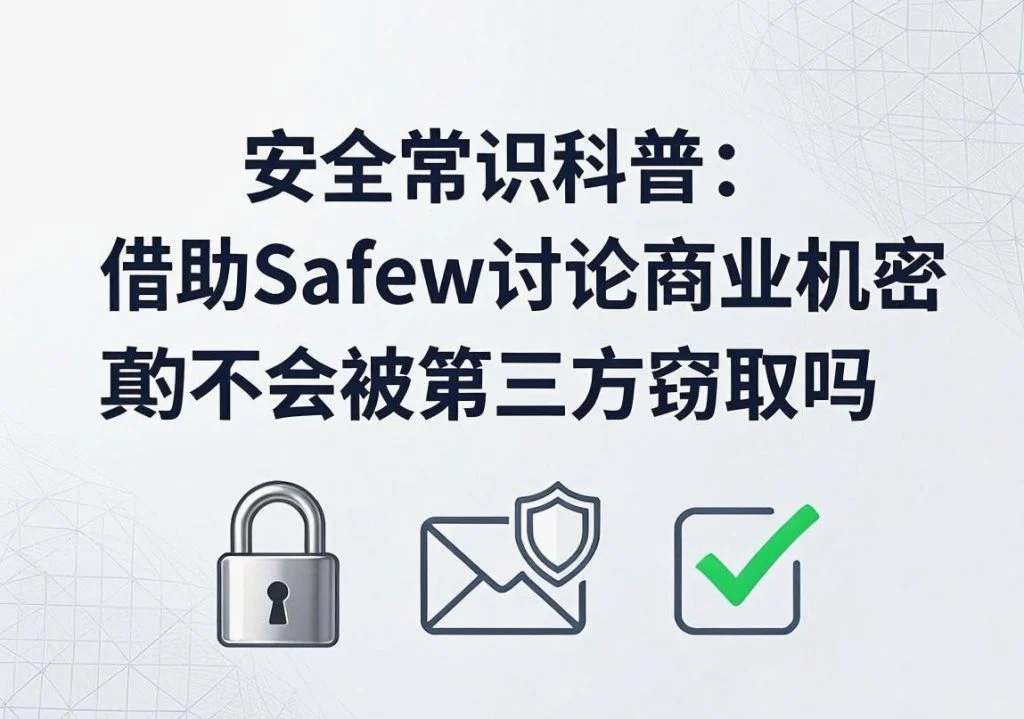 SafeW实操指南｜安全常识科普：借助SafeW讨论商业机密真的不会被第三方窃取吗｜常见问题详解