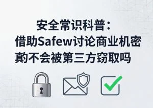 SafeW实操指南｜安全常识科普：借助SafeW讨论商业机密真的不会被第三方窃取吗｜常见问题详解