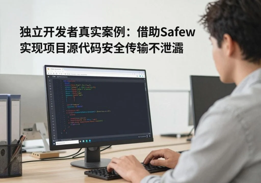 SafeW专业解读｜独立开发者真实案例：借助SafeW实现项目源代码安全传输不泄露｜完整操作指南