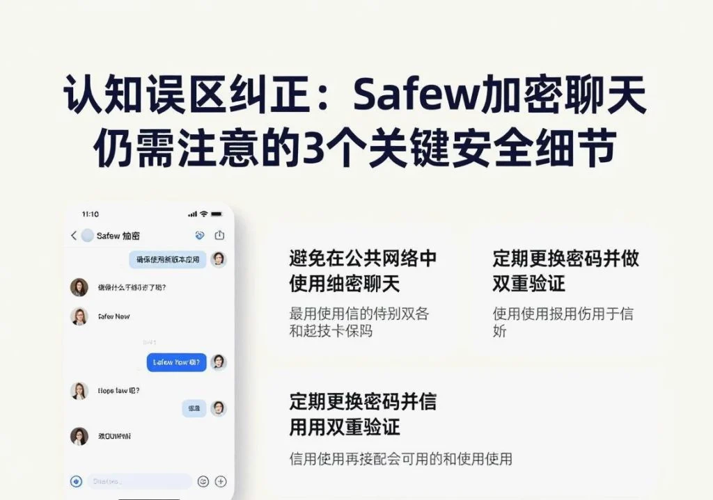 SafeW官方整理｜认知误区纠正：SafeW加密聊天仍需注意的3个关键安全细节｜完整操作指南