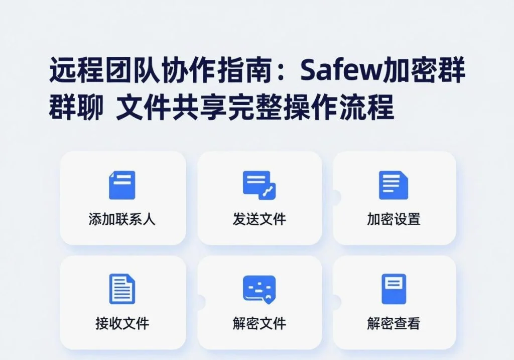 SafeW官方｜远程团队协作指南：SafeW加密群聊文件共享完整操作流程｜实用操作手册