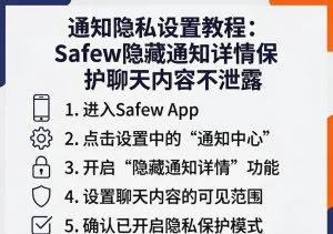 SafeW官方整理｜通知隐私设置教程：SafeW隐藏通知详情保护聊天内容不泄露｜安全使用教程