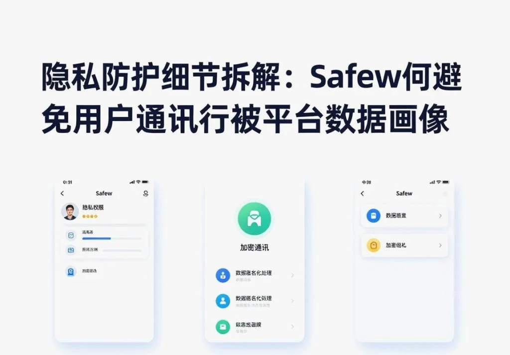SafeW官方整理｜隐私防护细节拆解：SafeW如何避免用户通讯行为被平台数据画像｜新手向教程